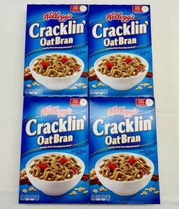 lot 184 image: SSS. 4x 16.5oz Cracklin Oat Bran Cereal