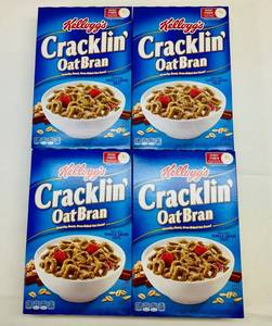 lot 186 image: SSS. 4x 16.5oz Cracklin Oat Bran Cereal