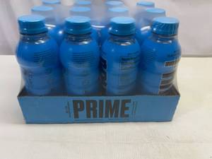 lot 286 image: MM. 12x 16.9oz Prime Hydration-Blue Raspberry