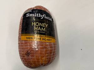 lot 425 image: Smithfield Boneless Honey Ham - 9lb avg