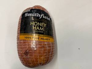 lot 428 image: Smithfield Boneless Honey Ham - 9lb avg