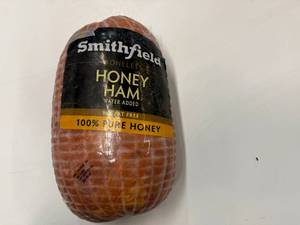 lot 429 image: Smithfield Boneless Honey Ham - 9lb avg