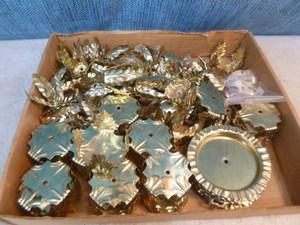 lot 26 image: Brass Colored Stand Accessories