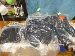lot 40 image: Black Linen Tablecloths and Skirts