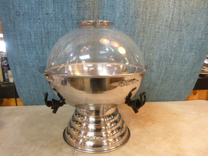 lot 54 image: Domed Beverage Bowl with 3 Spigots