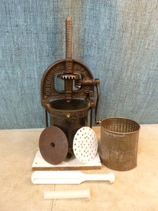 lot 69 image: Vintage Enterprise Fruit Press, Sausage Stuffer and Lard Press