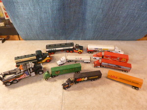 lot 108 image: Toy Semi Trailers and Trucks