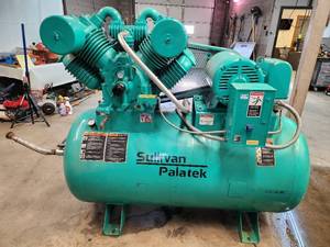 Sullivan Palatek Industrial Air Compressor with Baldor Motor