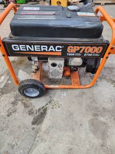 lot 11 image: USED Generac GP7000 Portable Generator with OHV Engine