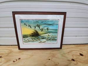 lot 20 image: Framed Terry Redlin Signed and Numbered Print 172960