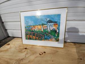 lot 23 image: Framed Limited Edition Art Print by Y Grigor