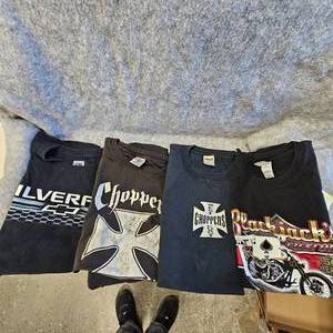 lot 132 image: 4-Harley DavidsonChoppers T-Shirts, 3XL
