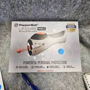 lot 44 image: Lifelite Pepperball Launcher wHolster, As New, Dealer Sample