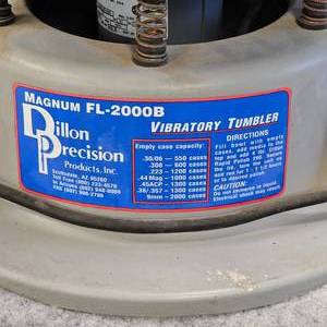 lot 81 image: Dillon Magnum Vibrating Rumbler Model FL-2000 B