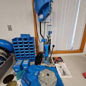 lot 87 image: Dillion 650 XL Reloading Center with Dies and accessories as pictured