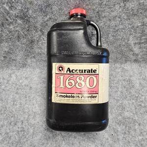 lot 89 image: Accurate 1680 8 lb Jug Reloading Powder
