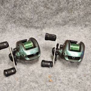lot 94 image: 2-Shimano Bait Cast Reels, Original Working Curado