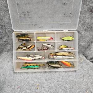 lot 97 image: 20 Rapalas in Plano Tackle Box
