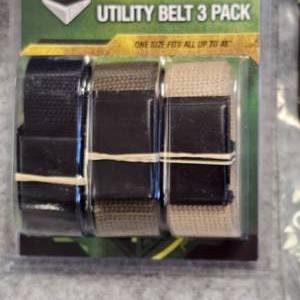 lot 37 image: Elite Utility Belt 3 Pack and 3 Point Slings with 2 Elite Utilty Belt, Dealer Samples