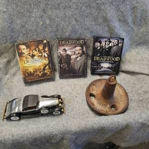 lot 167 image: Deadwood DVDs(3 Seasons), Anchor, and Car