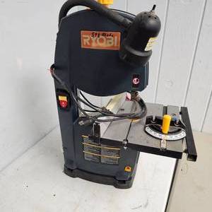 lot 181 image: Ryobi Bandsaw Complete with Light