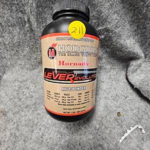 lot 211 image: Hornady Leverevolution Rifle Powder 1# Jug