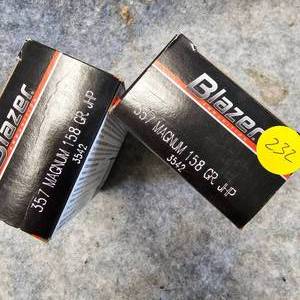 lot 232 image: 2 Boxes CCI 357 HP, 50 Round Boxes, Sold by Box (2)