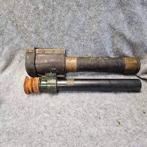 World War II Tank Sighting Scope, NO. 124 LP MK1, Leather Holster, Dated, Marked, Tools in Holster