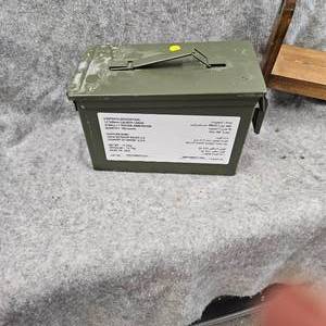 lot 264 image: 50 Caliber Can, As New with 50MBG Links for 100 Rounds