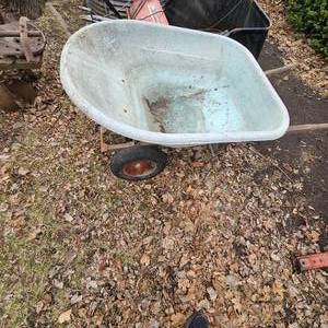 lot 294 image: Heavy Duty Two Wheeled Wheelbarrow