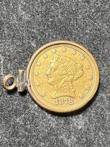 lot 22 image: 1878 US $2.50 GOLD LIBERTY