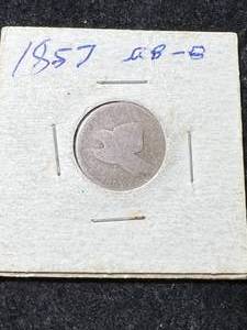 lot 29 image: 1857 US FLYING EAGLE CENT