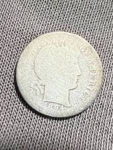 lot 50 image: 1894-O US BARBER DIME