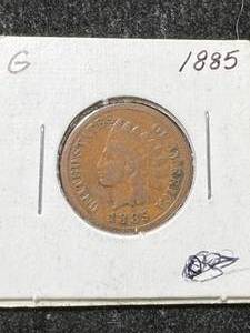 lot 88 image: 1885 US INDIAN HEAD CENT