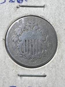 lot 93 image: 1866 US SHIELD NICKEL