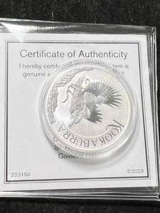 lot 108 image: 2024 AUSTRALIAN KOOKABURRA 1 TROY OZ .9999 FINE SILVER