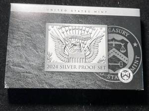 lot 08A image: 2024 US MINT SILVER PROOF SET