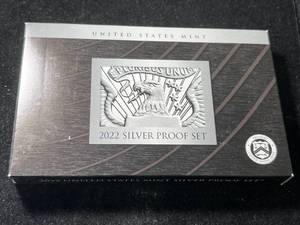 lot 10A image: 2022 US MINT SILVER PROOF SET