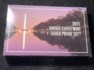 lot 11A image: 2021 US MINT SILVER PROOF SET