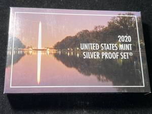 lot 12A image: 2020 US MINT SILVER PROOF SET