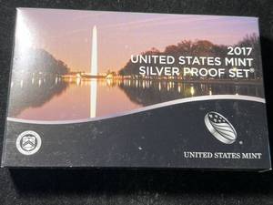 lot 15A image: 2017 US MINT SILVER PROOF SET