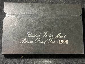 lot 18A image: 1998 US MINT SILVER PROOF SET