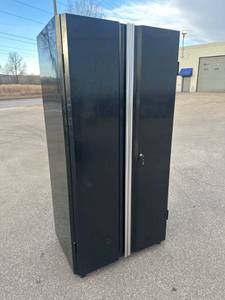 lot 11 image: 2-Door Vertical Metal Storage Ca...