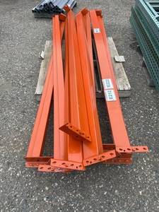 lot 16 image: (10) Teardrop Pallet Rack Crossmembers
