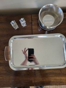 lot 49 image: Stainless Steel Serving Set