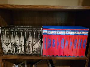 lot 252 image: The Civil War & For Victory VHS Sets