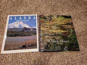 lot 257 image: Scenic & Art Book Duo Alaska & Monet
