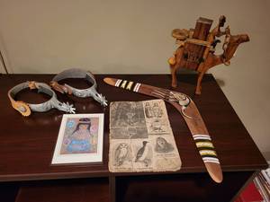 lot 258 image: Cultural Artifacts and Decor Lot