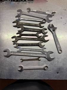 lot 238 image: Mixed Spanner & Wrench Lot AWARD