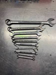 lot 240 image: Craftsman Combination Wrench Set 9pc